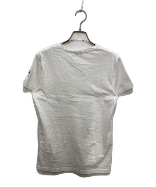 MONCLER（モンクレール）MONCLER (モンクレール) 半袖Tシャツ ホワイト サイズ:Mの古着・服飾アイテム