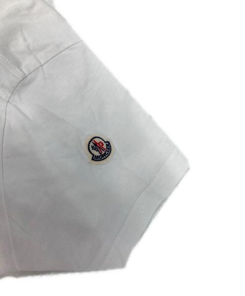MONCLER（モンクレール）MONCLER (モンクレール) 半袖Tシャツ ホワイト サイズ:Mの古着・服飾アイテム
