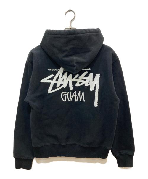 stussy（ステューシー）stussy (ステューシー) WORLD TOUR ZIP HOOD ブラック サイズ:Sの古着・服飾アイテム