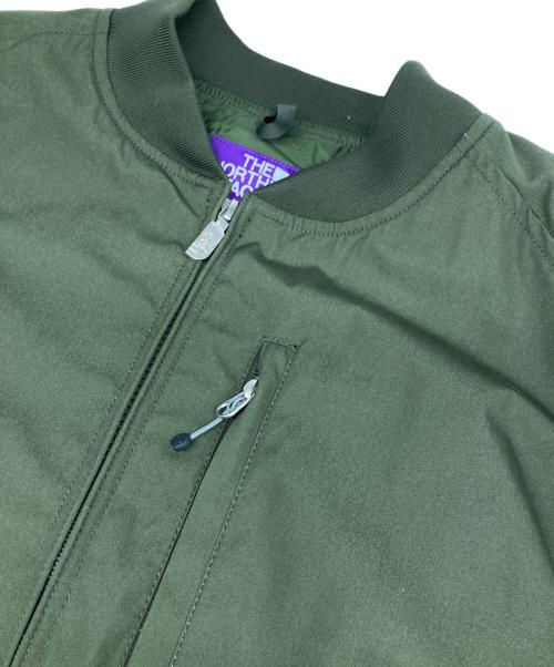 THE NORTHFACE PURPLELABEL（ザ・ノースフェイス パープルレーベル）THE NORTHFACE PURPLELABEL (ザ・ノースフェイス パープルレーベル) フライトジャケット グリーン サイズ:Lの古着・服飾アイテム