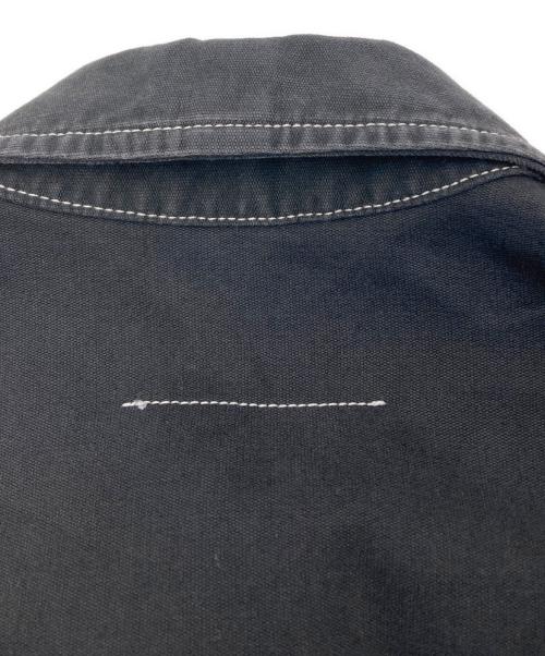 MM6 Maison Margiela（エムエムシックスメゾンマルジェラ）MM6 Maison Margiela (エムエムシックスメゾンマルジェラ) コットンロングコート ブラック サイズ:36の古着・服飾アイテム