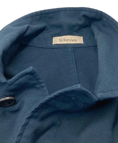 Y's for men（ワイズフォーメン）Y'S for men (ワイズフォーメン) 比翼コート ネイビー サイズ:Mの古着・服飾アイテム