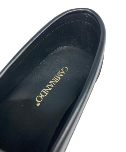 Caminando（カミナンド）Caminando (カミナンド) コインローファー ブラック サイズ:6の古着・服飾アイテム