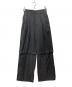 MAISON SPECIAL（メゾンスペシャル）の古着「2way Tuck Pants/2ウェイ タックパンツ」｜グレー