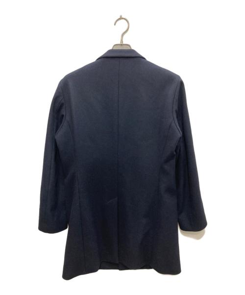 Paul Stuart（ポールスチュアート）Paul Stuart (ポールスチュアート) ウールカシミヤウーステッドスタンドカラーコート ネイビー サイズ:46の古着・服飾アイテム