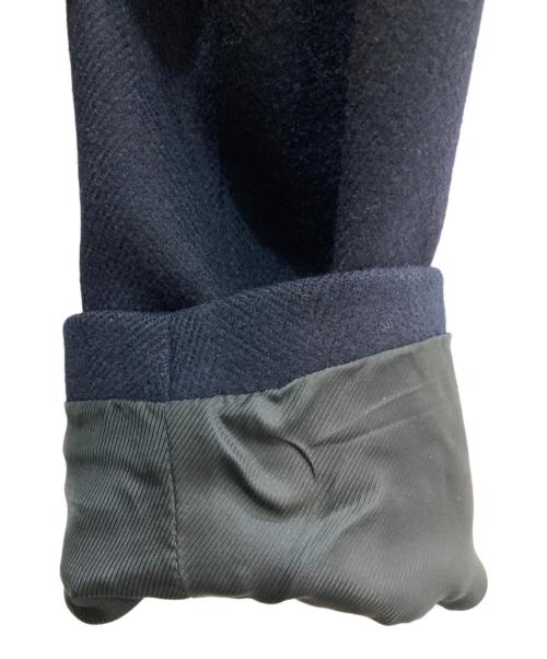 Paul Stuart（ポールスチュアート）Paul Stuart (ポールスチュアート) ウールカシミヤウーステッドスタンドカラーコート ネイビー サイズ:46の古着・服飾アイテム