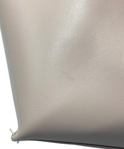 YAHKI（ヤーキ）YAHKI (ヤーキ) レザー巾着ミニショルダーバッグ ピンクの古着・服飾アイテム