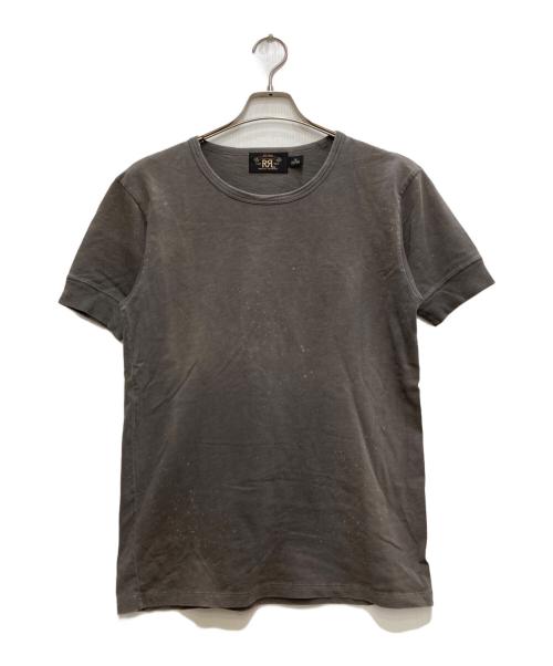 RRL（ダブルアールエル）RRL (ダブルアールエル) エイジング加工Tシャツ グレー サイズ:Ｍの古着・服飾アイテム