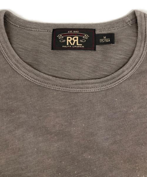 RRL（ダブルアールエル）RRL (ダブルアールエル) エイジング加工Tシャツ グレー サイズ:Ｍの古着・服飾アイテム