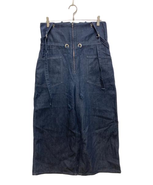 JOHNBULL（ジョンブル）Johnbull (ジョンブル) サスペンダーマリンパンツ インディゴ サイズ:Sの古着・服飾アイテム