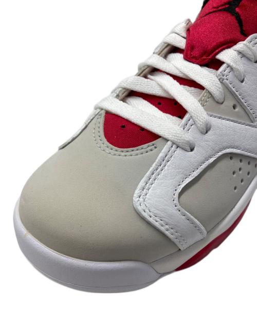 NIKE（ナイキ）NIKE (ナイキ) AIR JORDAN 6 RETRO GS/エア ジョーダン 6 レトロ GS ホワイト×レッド サイズ:cm24の古着・服飾アイテム