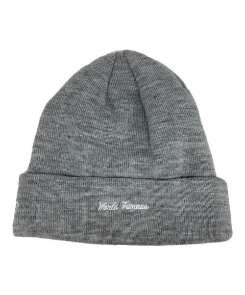 SUPREME（シュプリーム）Supreme (シュプリーム) New Era (ニューエラ) CROSS BOX LOGO BEANIE/クロス ボックス ロゴ ビーニー グレーの古着・服飾アイテム