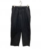 GOLDWINゴールドウイン）の古着「リラックスストレートイージーパンツ」｜ブラック