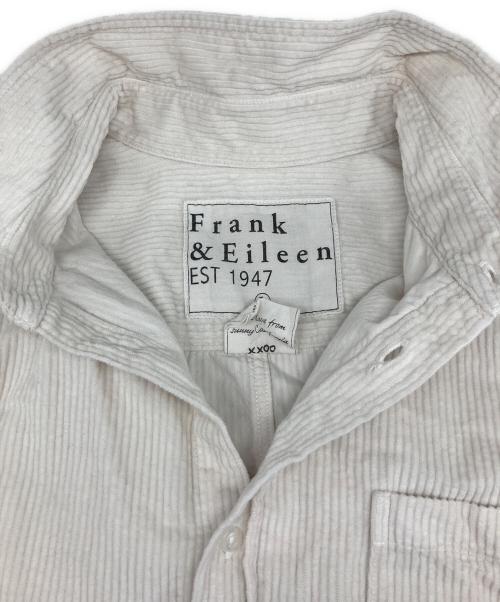 Frank&Eileen（フランクアンドアイリーン）Frank&Eileen (フランクアンドアイリーン) LUKE ルーク コーデュロイシャツ ホワイト サイズ:Lの古着・服飾アイテム