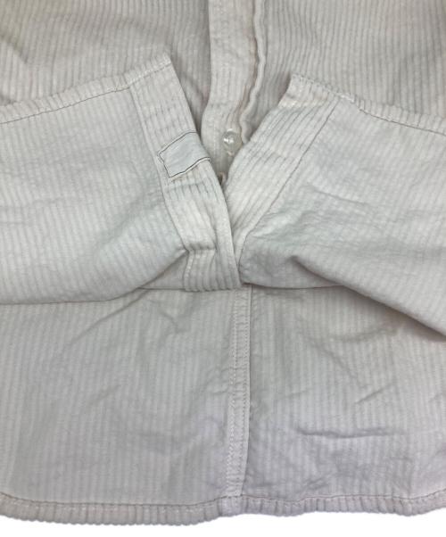 Frank&Eileen（フランクアンドアイリーン）Frank&Eileen (フランクアンドアイリーン) LUKE ルーク コーデュロイシャツ ホワイト サイズ:Lの古着・服飾アイテム