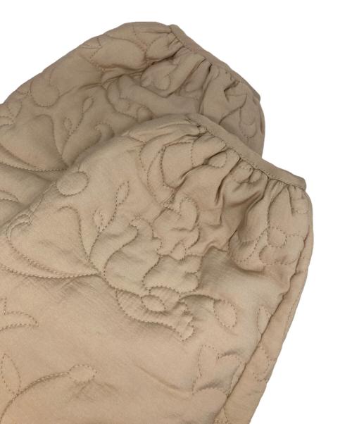 Eaphi（エフィ）eaphi (エフィ) leaf pattern quilting coat ベージュ サイズ:Fの古着・服飾アイテム