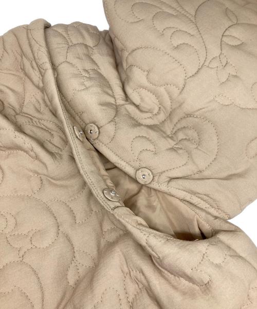 Eaphi（エフィ）eaphi (エフィ) leaf pattern quilting coat ベージュ サイズ:Fの古着・服飾アイテム