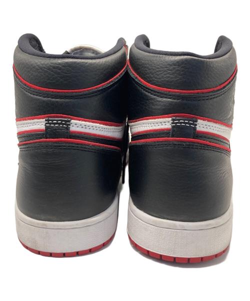NIKE（ナイキ）NIKE (ナイキ) AIR JORDAN 1 RETRO HIGH OG/エアジョーダン 1 レトロ ハイ オリジナル ホワイト×ブラック サイズ:28.5㎝の古着・服飾アイテム