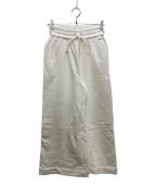 FRAY IDフレイ アイディー）の古着「スウェットタックパンツ」｜ホワイト