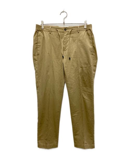 giab's ARCHIVIO（ジャブス アルキヴィオ）giab's ARCHIVIO (ジャブス アルキヴィオ) テーパードパンツ ベージュ サイズ:48の古着・服飾アイテム