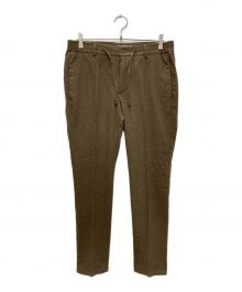 giab's ARCHIVIO（ジャブス アルキヴィオ）の古着「ウールテーパードパンツ」｜ブラウン