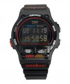 TIMEX×nano・universeタイメックス×ナノ・ユニバース）の古着「リストウォッチ」｜ブラック