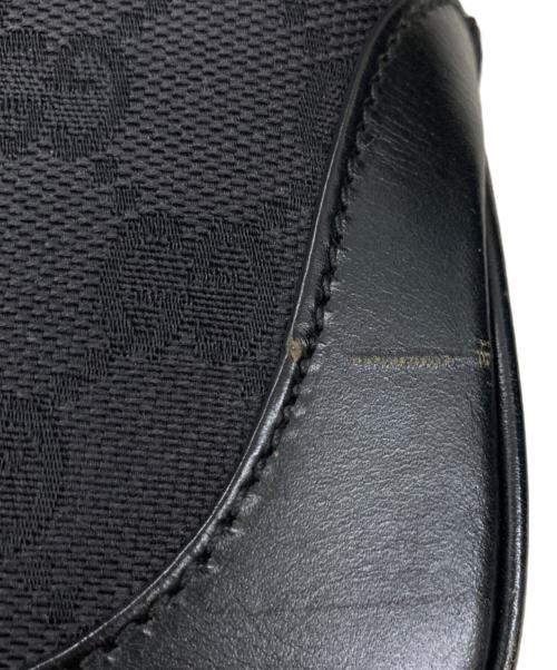 GUCCI（グッチ）GUCCI (グッチ) GGキャンバス ジャッキー ハンドバッグ ブラックの古着・服飾アイテム