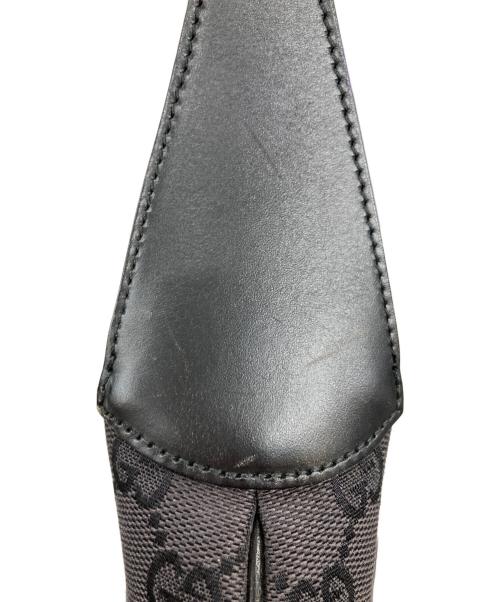 GUCCI（グッチ）GUCCI (グッチ) GGキャンバス ジャッキー ハンドバッグ ブラックの古着・服飾アイテム