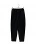 ENFOLD（エンフォルド）の古着「EGG PANTS」｜ブラック