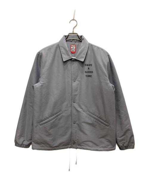 have a good time（ハブアグッドタイム）have a good time (ハブアグッドタイム) 裏ボアコーチジャケット グレー サイズ:LARGEの古着・服飾アイテム
