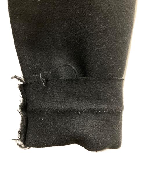ANN DEMEULEMEESTER（アンドゥムルメステール）ANN DEMEULEMEESTER (アンドゥムルメステール) チェスターコート ブラック サイズ:Sの古着・服飾アイテム