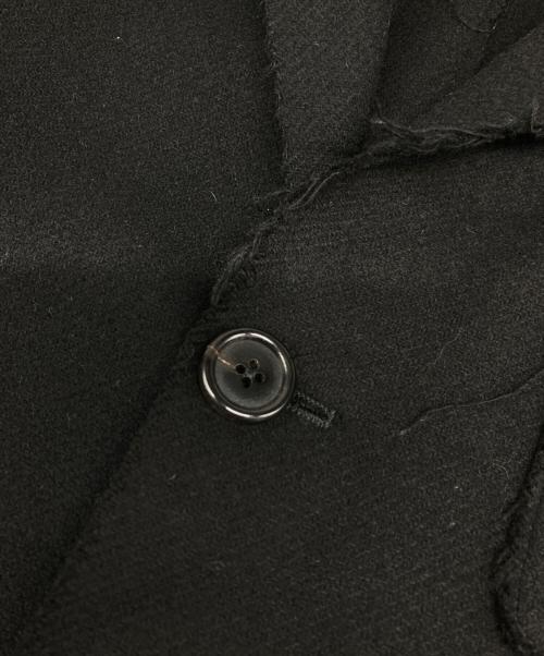 ANN DEMEULEMEESTER（アンドゥムルメステール）ANN DEMEULEMEESTER (アンドゥムルメステール) チェスターコート ブラック サイズ:Sの古着・服飾アイテム