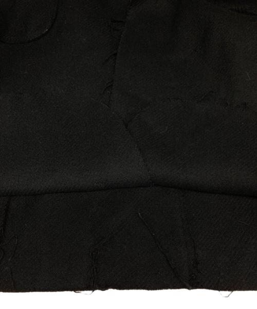 ANN DEMEULEMEESTER（アンドゥムルメステール）ANN DEMEULEMEESTER (アンドゥムルメステール) チェスターコート ブラック サイズ:Sの古着・服飾アイテム