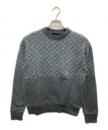 LOUIS VUITTON（ルイ ヴィトン）の古着「ダミエ ロゴスウェット」｜グレー