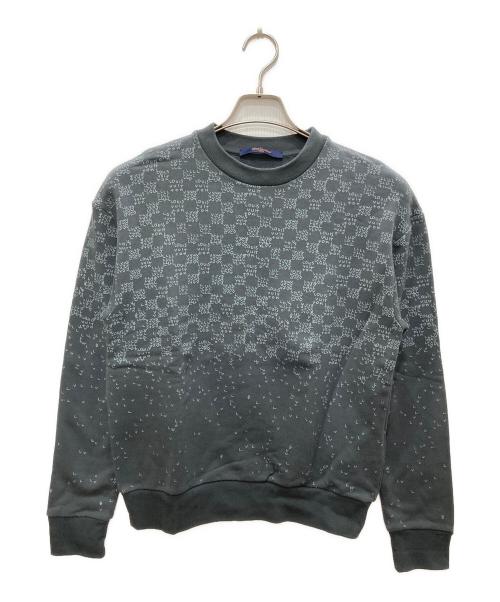 LOUIS VUITTON（ルイ ヴィトン）LOUIS VUITTON (ルイ ヴィトン) ダミエ ロゴスウェット グレー サイズ:XSの古着・服飾アイテム
