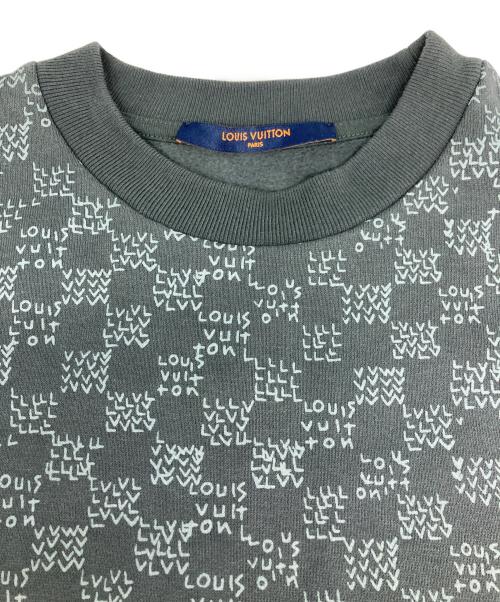 LOUIS VUITTON（ルイ ヴィトン）LOUIS VUITTON (ルイ ヴィトン) ダミエ ロゴスウェット グレー サイズ:XSの古着・服飾アイテム