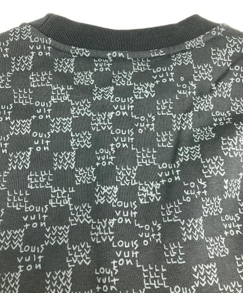 LOUIS VUITTON（ルイ ヴィトン）LOUIS VUITTON (ルイ ヴィトン) ダミエ ロゴスウェット グレー サイズ:XSの古着・服飾アイテム