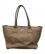 FURLAフルラ）の古着「レザートートバッグ」｜ベージュ