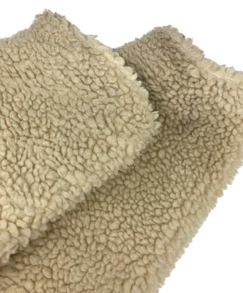 stussy（ステューシー）stussy (ステューシー) 8 BALL SHERPA JACKET/8 ボール シェルパ ジャケット ホワイト×ブラック サイズ:Lの古着・服飾アイテム