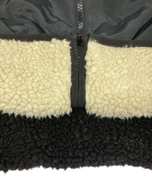 stussy（ステューシー）stussy (ステューシー) 8 BALL SHERPA JACKET/8 ボール シェルパ ジャケット ホワイト×ブラック サイズ:Lの古着・服飾アイテム