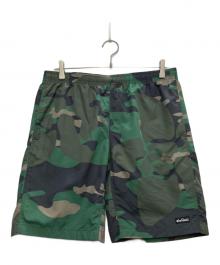 WILD THINGS（ワイルドシングス）の古着「SUPPLEX PRINT SHORTS/ナイロン　ショートパンツ」｜オリーブ