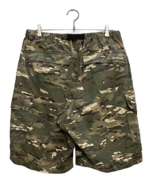 WILD THINGS（ワイルドシングス）WILD THINGS (ワイルドシングス) カモ リップ ショーツ オリーブ サイズ:ＸＬの古着・服飾アイテム