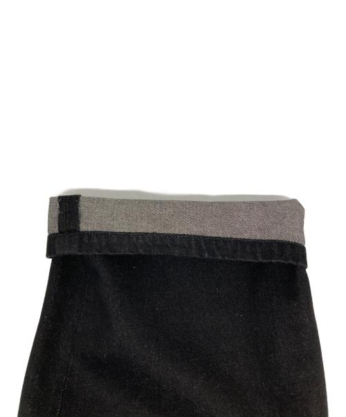 studio seven（スタジオセブン）studio seven (スタジオセブン) Logo Embroidery Denim Pants/ロゴ エンブロイダリー　デニムパンツ ブラック サイズ:Ｌの古着・服飾アイテム