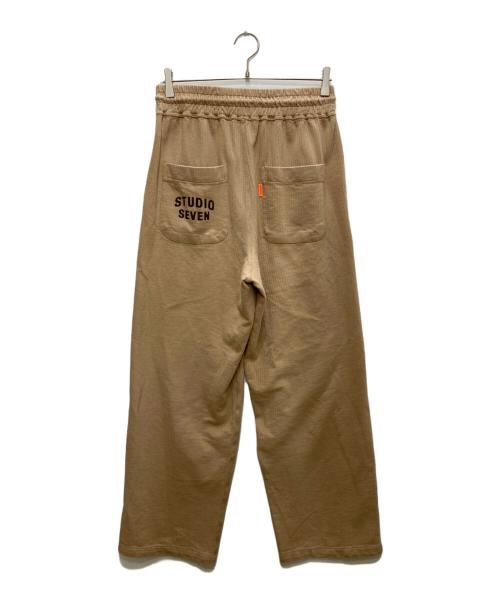 studio seven（スタジオセブン）studio seven (スタジオセブン) Cotton Wide Easy Pants/コットンワイドイージーパンツ ベージュ サイズ:Ｌの古着・服飾アイテム