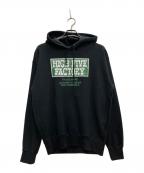 HIGH FIVE FACTORYハイファイブファクトリー）の古着「ロゴプルオーバーパーカー」｜ブラック