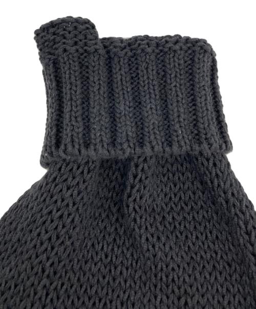 studio seven（スタジオセブン）STUDIO SEVEN (スタジオセブン) S Patch Knit Cardigan/Sパッチニットカーディガン ブラック サイズ:Ｌの古着・服飾アイテム