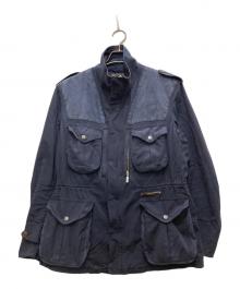 Barbour（バブアー）の古着「Garment Dye  リップストップ ミリタリー フィールドジャケット」｜ネイビー