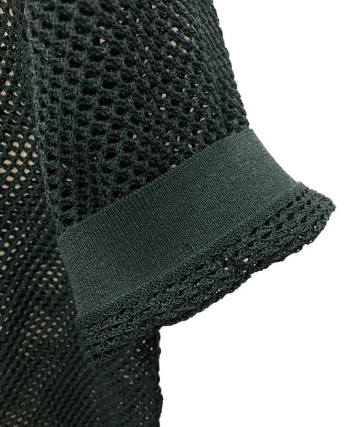 FRED PERRY（フレッドペリー）FRED PERRY (フレッドペリー) メッシュポロシャツ ブラック サイズ:L 未使用品の古着・服飾アイテム