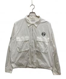 flagstuff（フラグスタフ）の古着「バックグラフィックジップジャケット」｜ホワイト