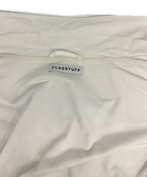 flagstuff（フラグスタフ）FLAGSTUFF (フラグスタフ) バックグラフィックジップジャケット ホワイト サイズ:Lの古着・服飾アイテム